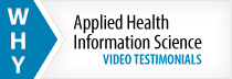 Video testimonial of graduate of this program